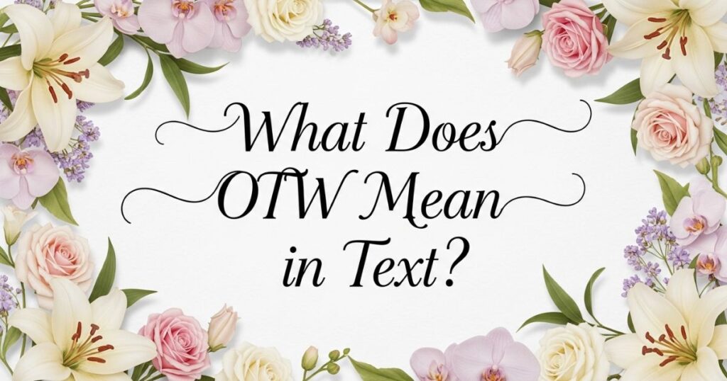 What Does OTW Mean in Text?