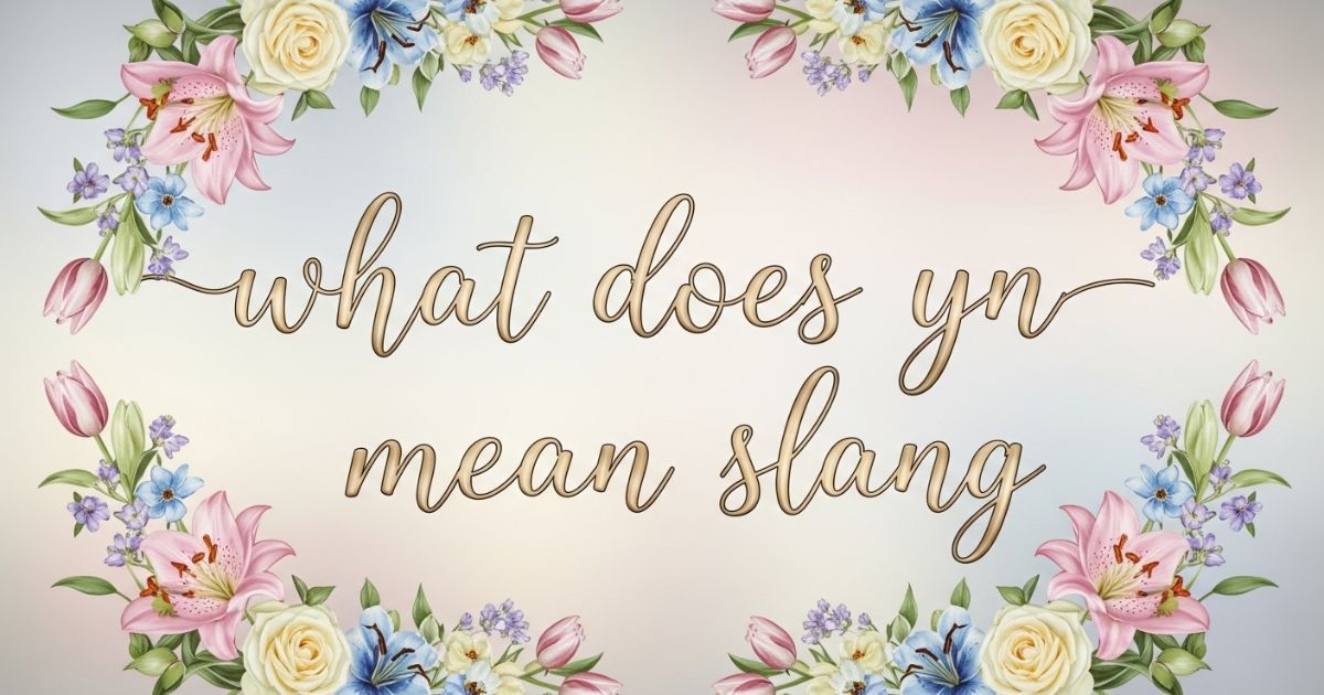 what does yn mean slang