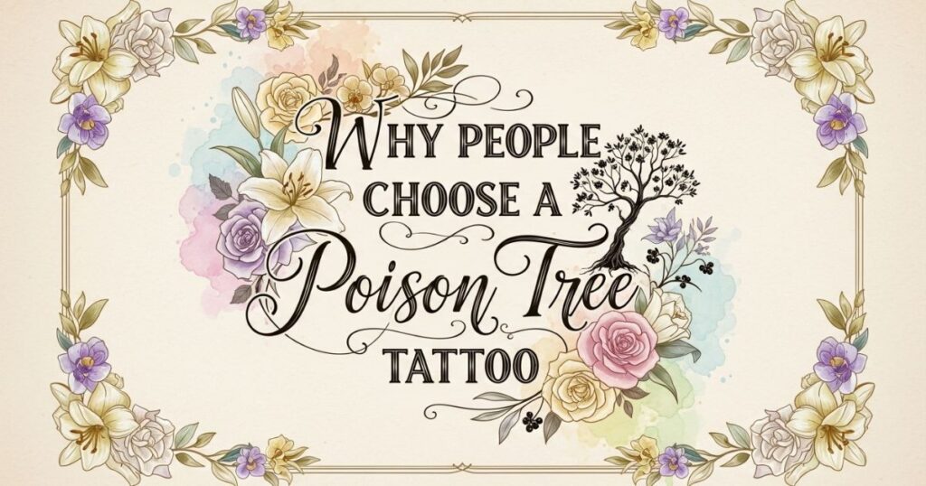 Why People Choose a Poison Tree Tattoo