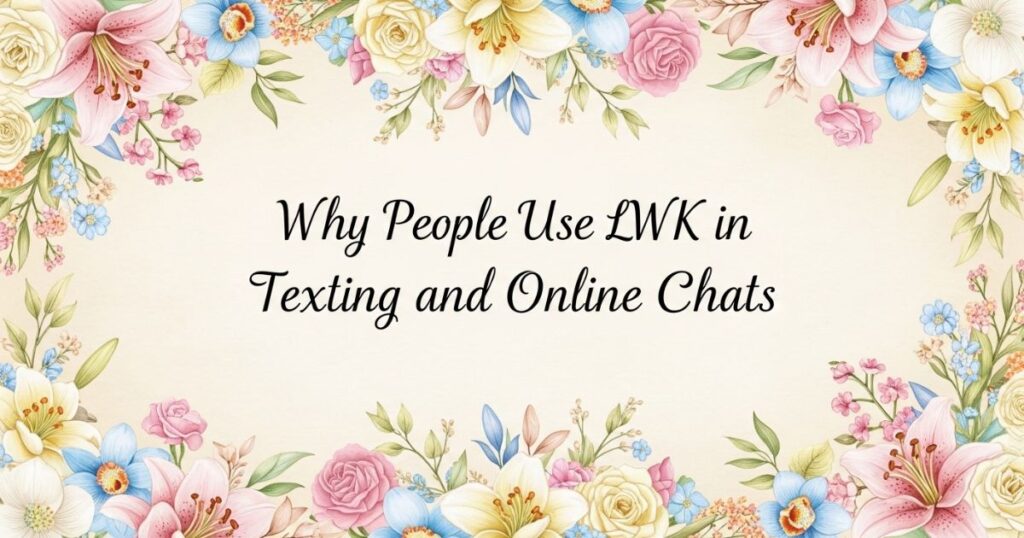 Why People Use LWK in Texting and Online Chats