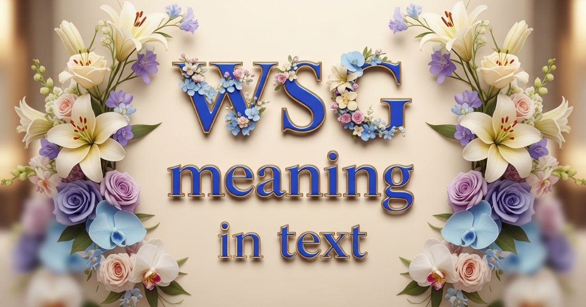  wsg meaning in text