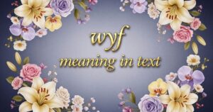 wyf meaning in text