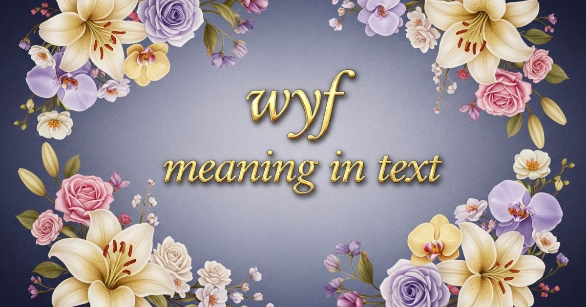 wyf meaning in text