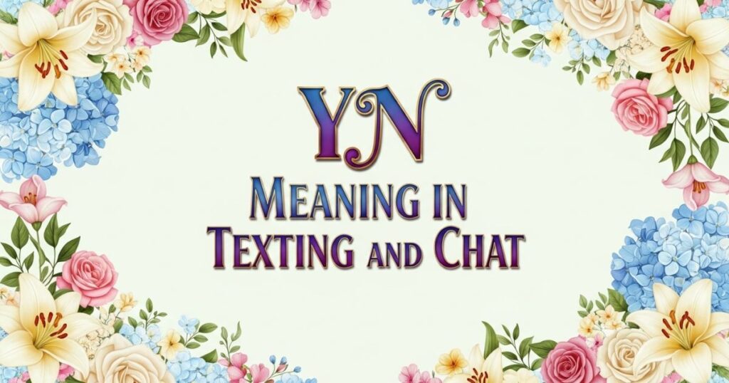YN Meaning in Texting and Chat