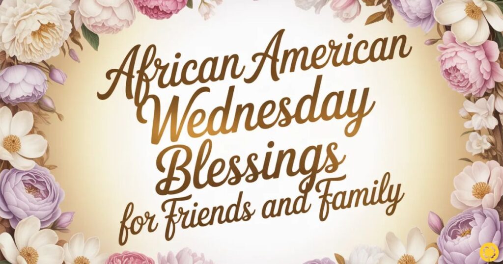 African American Wednesday Blessings for Friends and Family