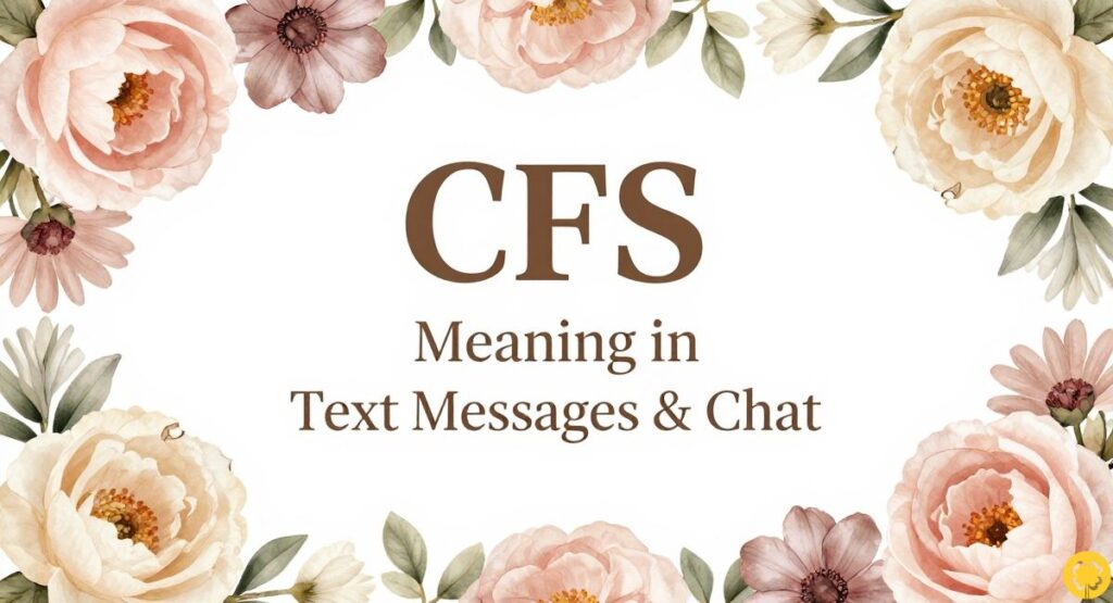 CFS Meaning in Text Messages & Chat