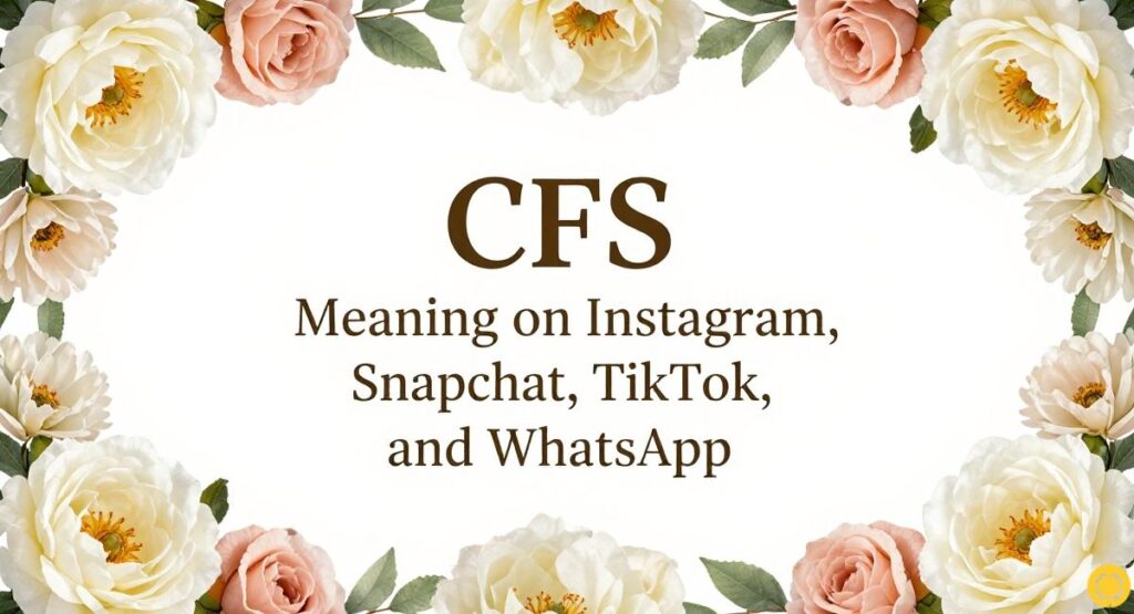 CFS Meaning on Instagram, Snapchat, TikTok, and WhatsApp
