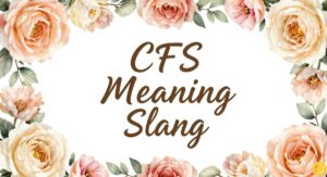 CFS Meaning Slang