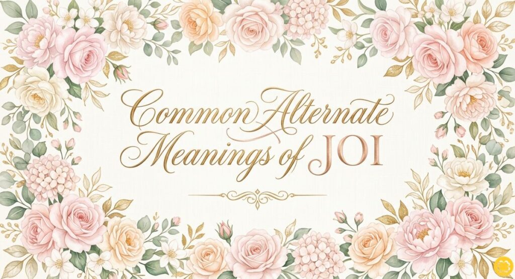 Common Alternate Meanings of JOI