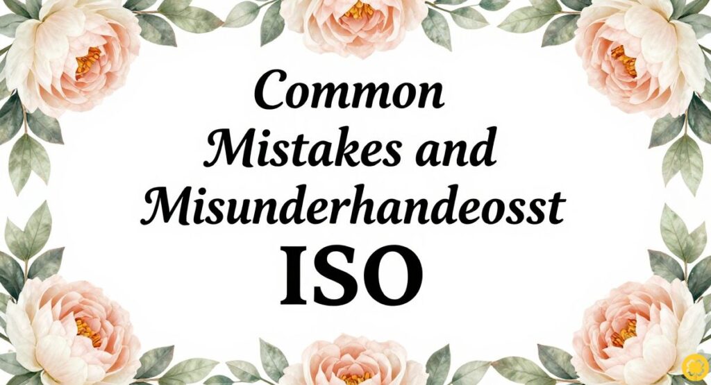 Common Mistakes and Misunderstandings About ISO