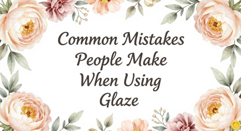 Common Mistakes People Make When Using Glaze