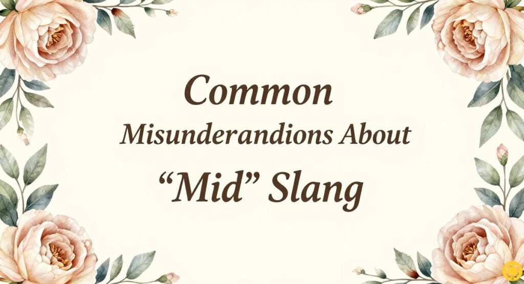 Common Misunderstandings About “Mid” Slang
