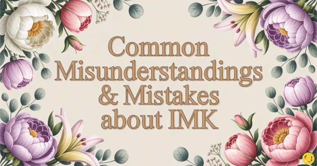 Common Misunderstandings & Mistakes About IMK