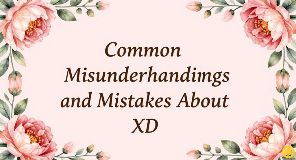 Common Misunderstandings and Mistakes About XD