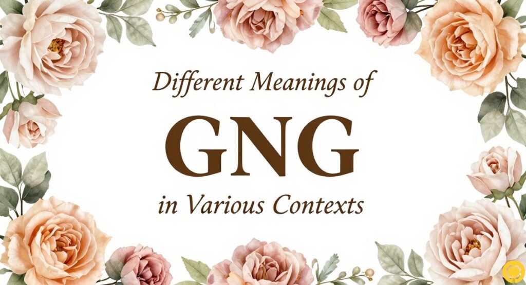 Different Meanings of GNG in Various Contexts
