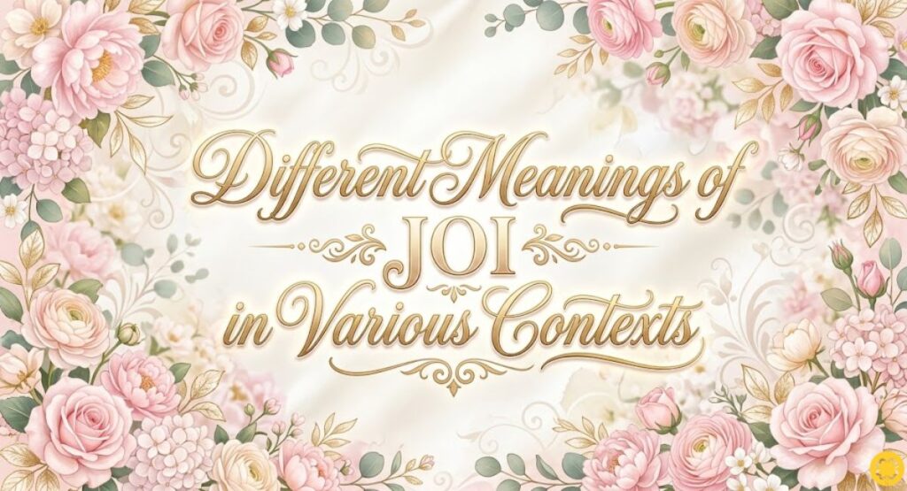 Different Meanings of JOI in Various Contexts