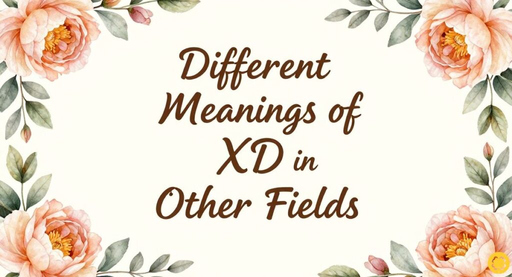 Different Meanings of XD in Other Fields