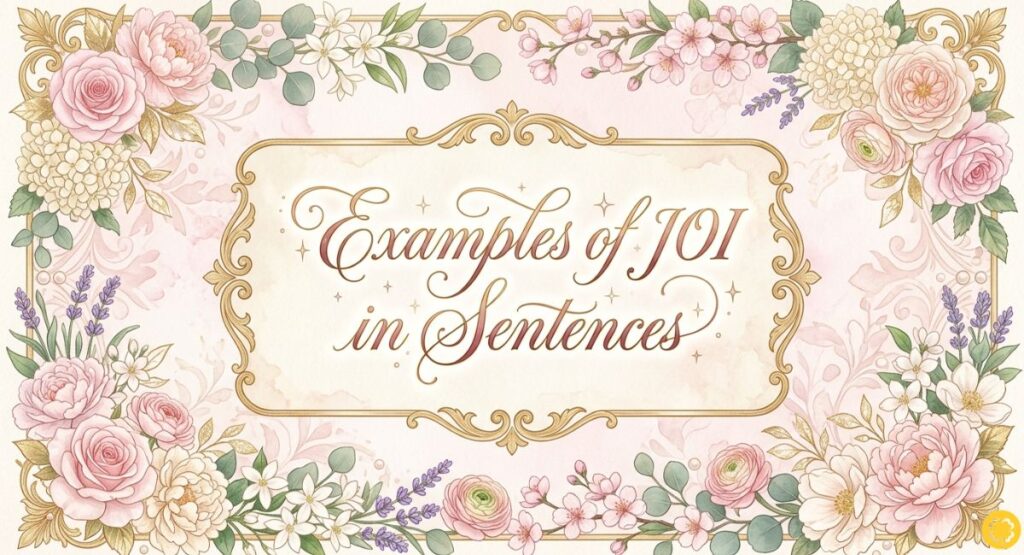 Examples of JOI in Sentences