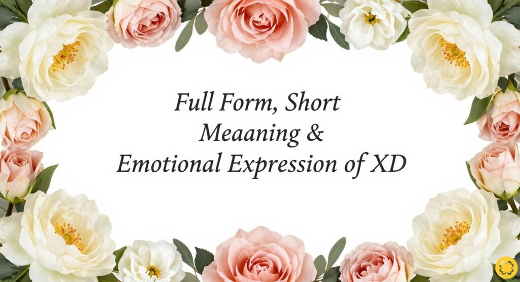 Full Form, Short Meaning & Emotional Expression of XD