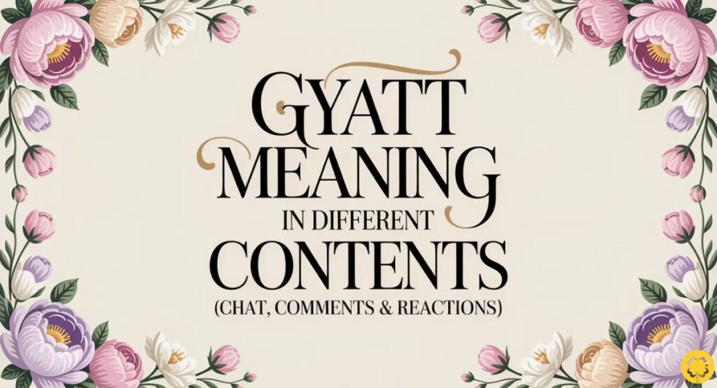 Gyatt Meaning in Different Contexts (Chat, Comments & Reactions)