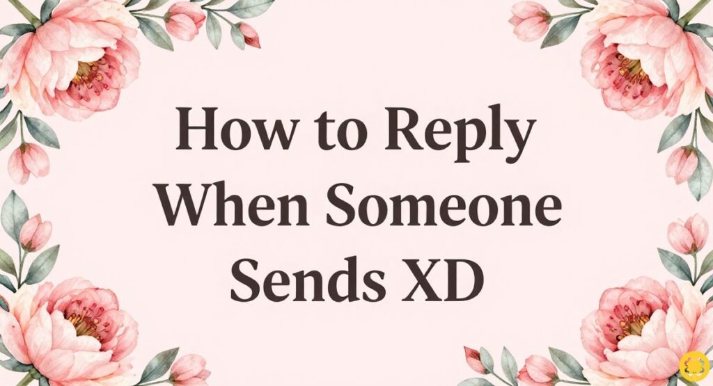 How to Reply When Someone Sends XD