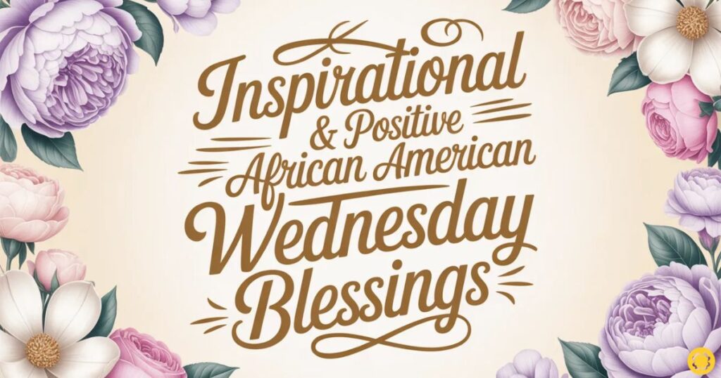 Inspirational & Positive African American Wednesday Blessings