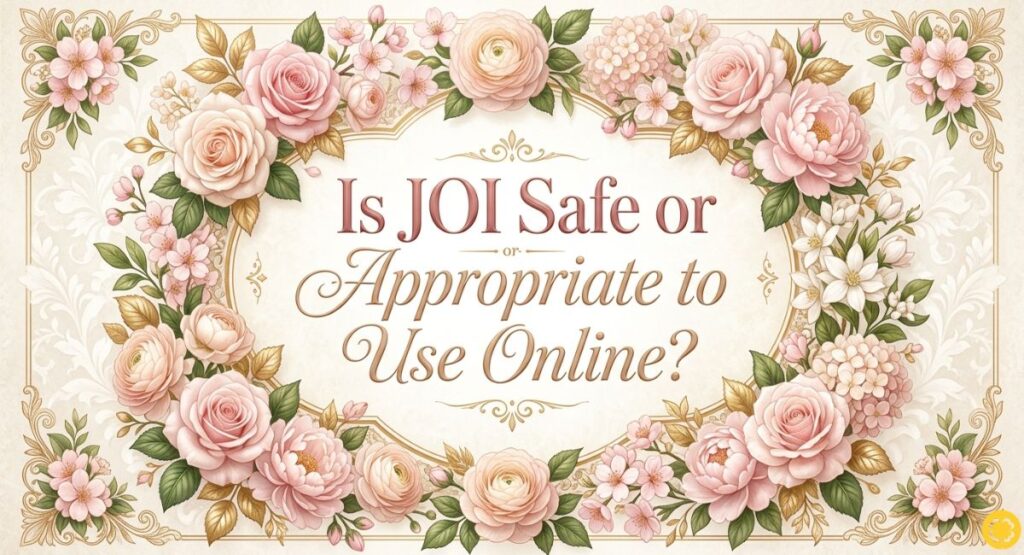 Is JOI Safe or Appropriate to Use Online?