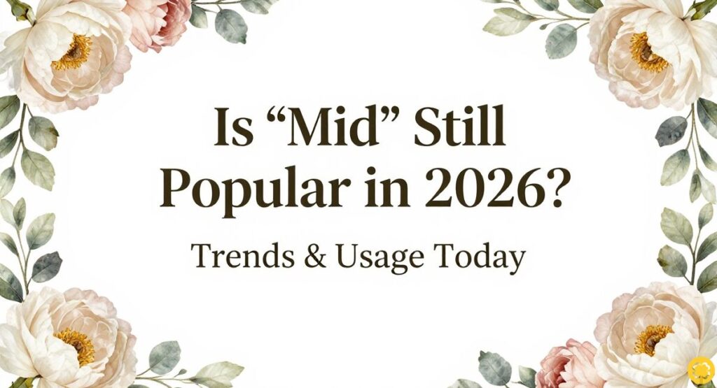 Is “Mid” Still Popular in 2026? Trends & Usage Today