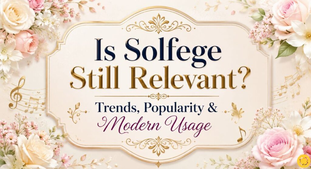Is Solfege Still Relevant? Trends, Popularity & Modern Usage (2026)