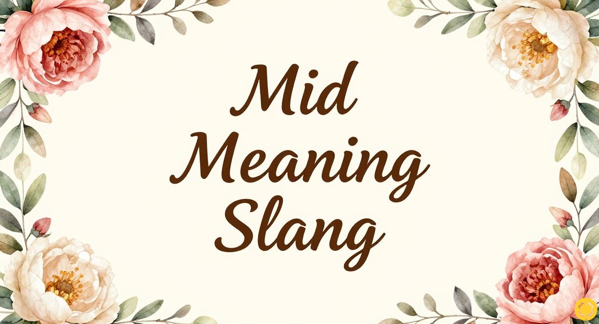 Mid Meaning Slang