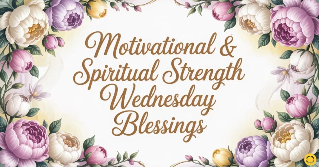 Motivational & Spiritual Strength Wednesday Blessings