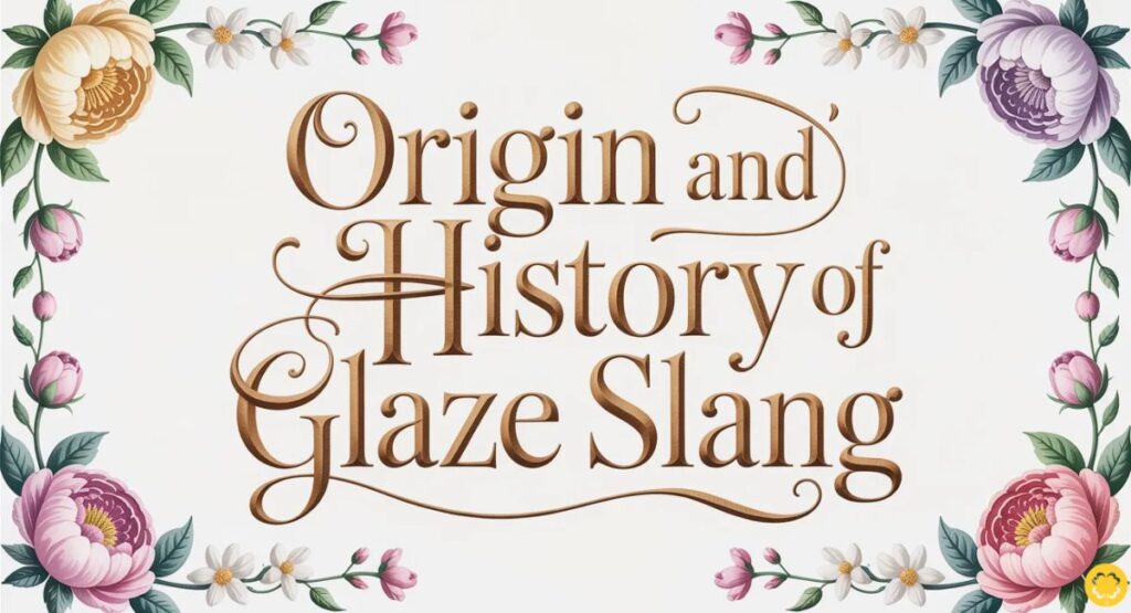 Origin and History of Glaze Slang