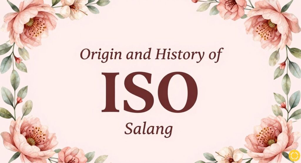 Origin and History of ISO Salang