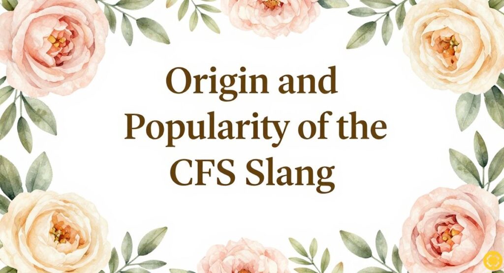 Origin and Popularity of the CFS Slang