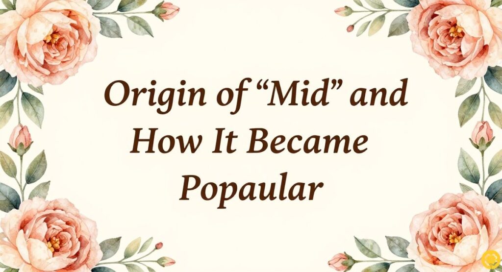 Origin of “Mid” and How It Became Popaular