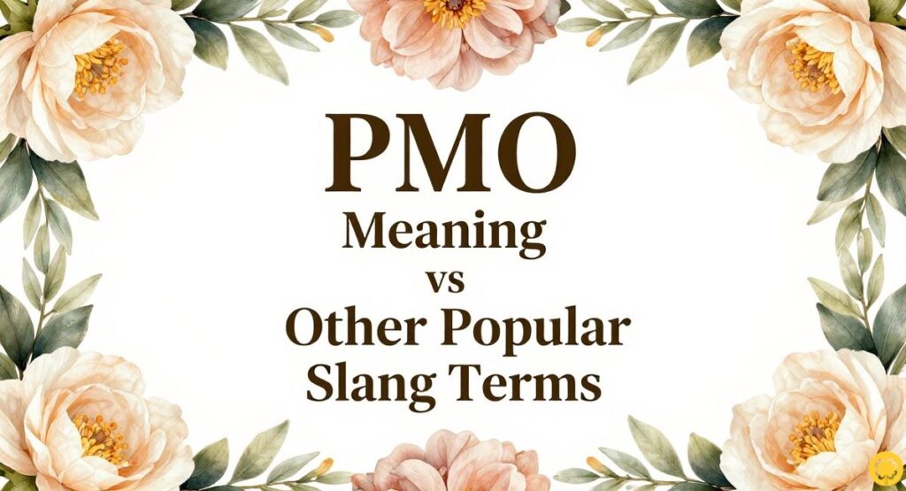 PMO Meaning vs Other Popular Slang Terms