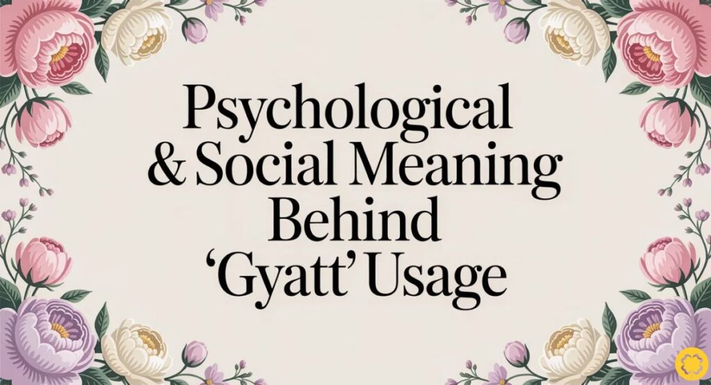 Psychological & Social Meaning Behind “Gyatt” Usage