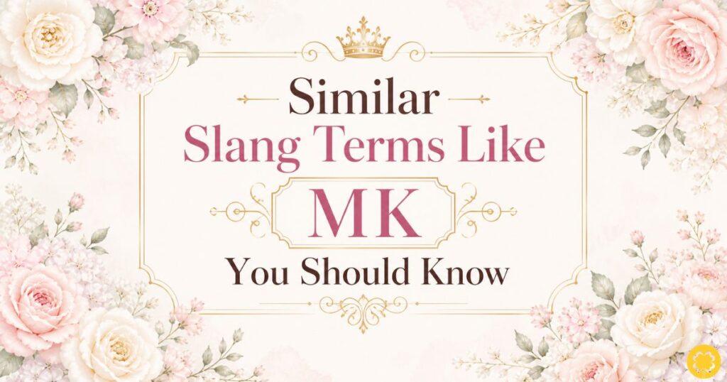Similar Slang Terms Like MK You Should Know
