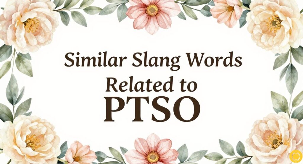 Similar Slang Words Related to PTSO
