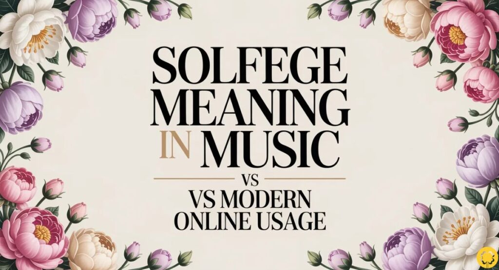 Solfege Meaning in Music vs Modern Online Usage