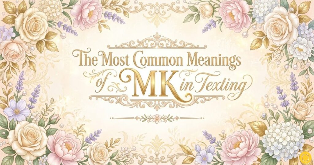 The Most Common Meanings of MK in Texting