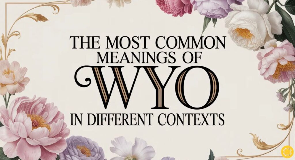 The Most Common Meanings of WYO in Different Contexts