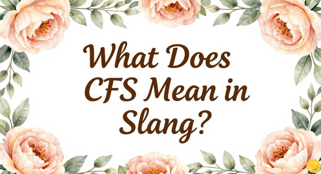 What Does CFS Mean in Slang?