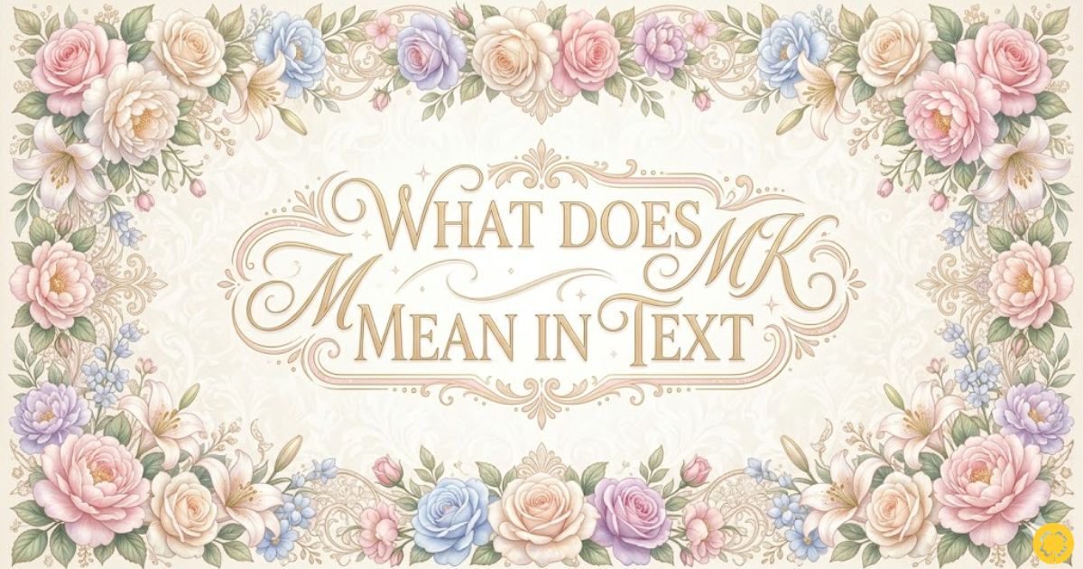 what does mk mean in text