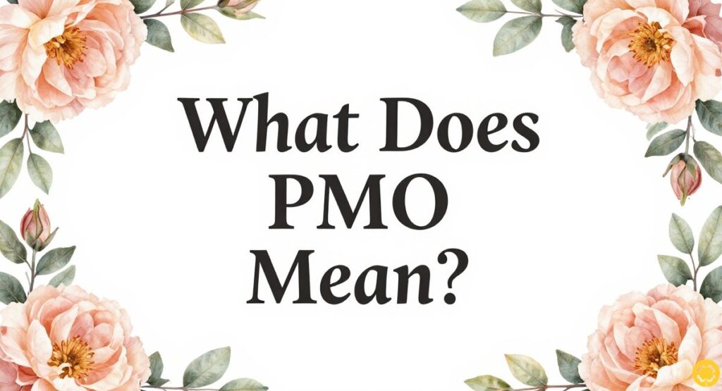 What Does PMO Mean?