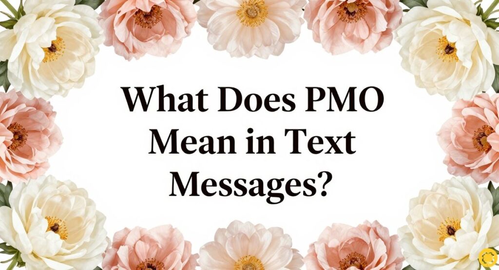 What Does PMO Mean in Text Messages?