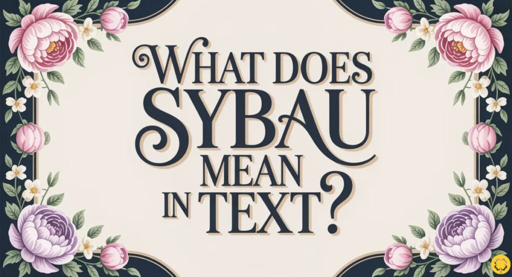 What Does SYBAU Mean in Text?