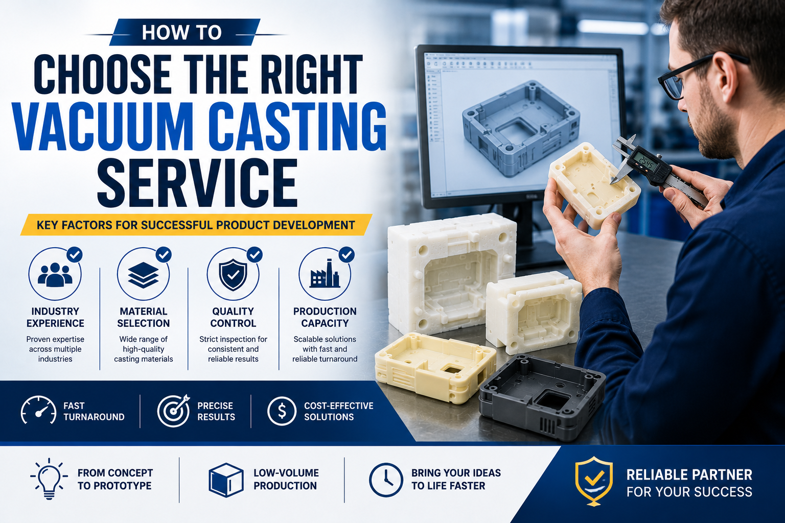 Right Vacuum Casting Service for Your Project