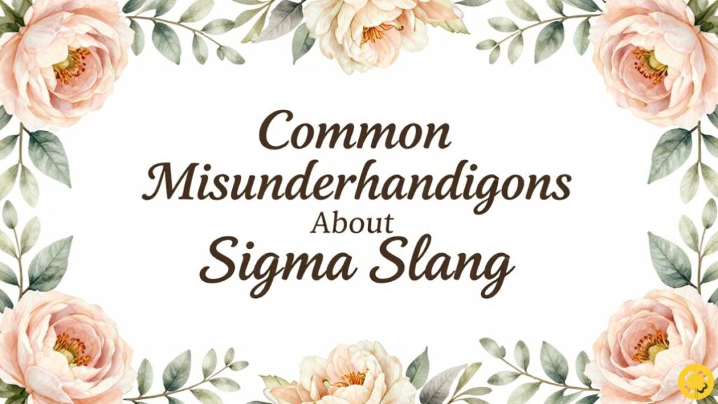 Common Misunderstandings About Sigma Slang