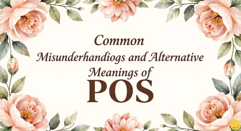 Common Misunderstandings and Alternative Meanings of POS
